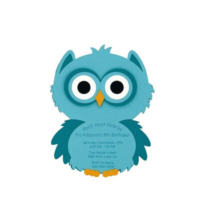 Owl Birthday Invitation - image4